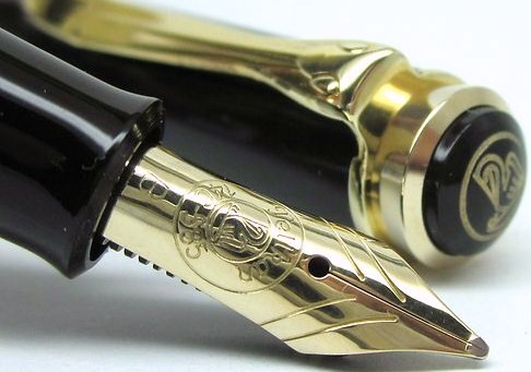 Stunning Vintage Pelikan 400 Fountain Pen Brown Tortoise 14K 585 Nib