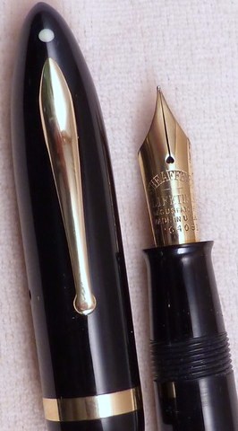 Sheaffer Lifetime Oversize Lever Filler Black Fine Nib