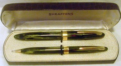 Sheaffer Statesman 1000 Fountain Pen 14K Nib Pencil Set Sheaffer Statesman 1000 Fountain Pen 14K Nib Pencil Set