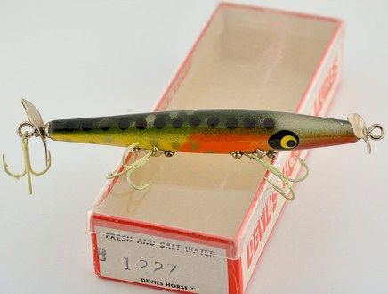 Smithwick Devils Horse Lure w/Box Spotted Ape Color
