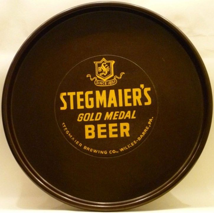 Stegmaier's Gold Medal Beer WWII Vintage Tray Stegmaier's Gold Medal Beer WWII Vintage Tray