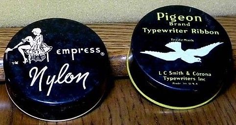 Empress and Pigeon Brand Ribbon Tins