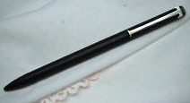 Tiffany Matte Black Slimline Ballpoint Pen w/Sterling Highlights Tiffany Matte Black Slimline Ballpoint Pen w/Sterling Highlights