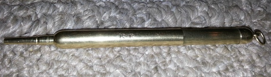 Tiffany & Co. 14K Gold Retractable Pencil Pendant Tiffany & Co. 14K Gold Retractable Pencil Pendant