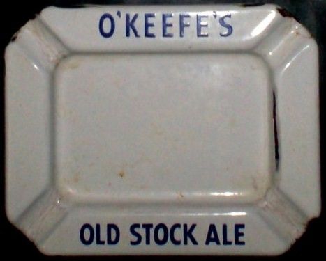 1930's O'Keefe's Ale Porcelain Ash Tray 1930's O'Keefe's Ale Porcelain Ash Tray