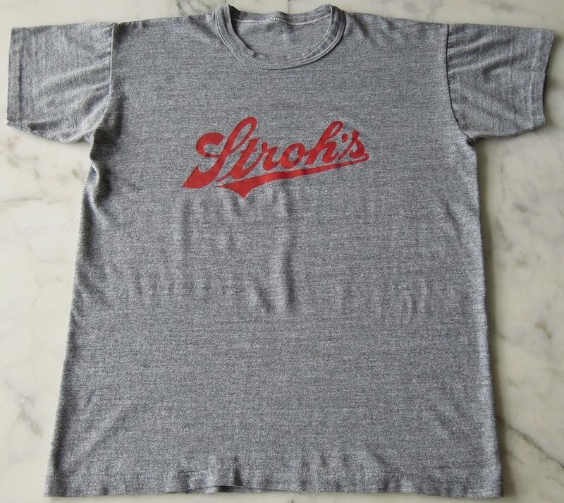 Vintage 1970s Stroh's Beer Tee Shirt Vintage 1970s Stroh's Beer Tee Shirt
