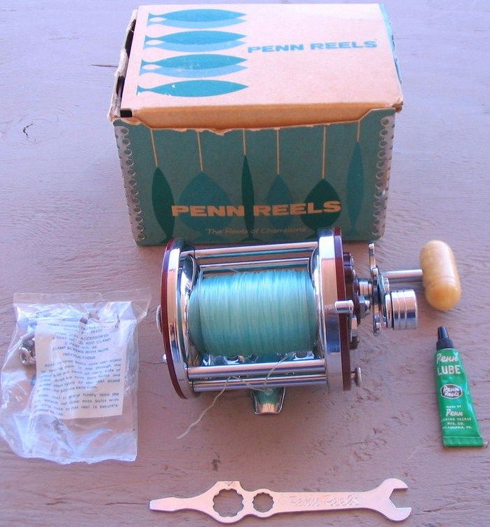 Vintage 1976 Penn Fishing Reel Jig Master Chrome Plate #500M Vintage 1976 Penn Fishing Reel Jig Master Chrome Plate #500M