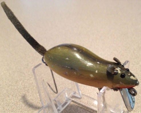 Vintage Antique Heddon Dowagiac Meadow MOuse Lure
