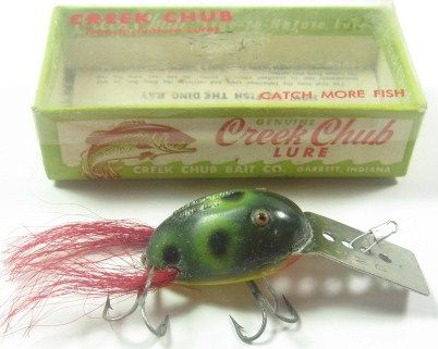 Vintage Creek Chub Dingbat Fishing Lure w/Box