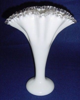 Vintage Fenton Silvercrest 12 Inch Vase