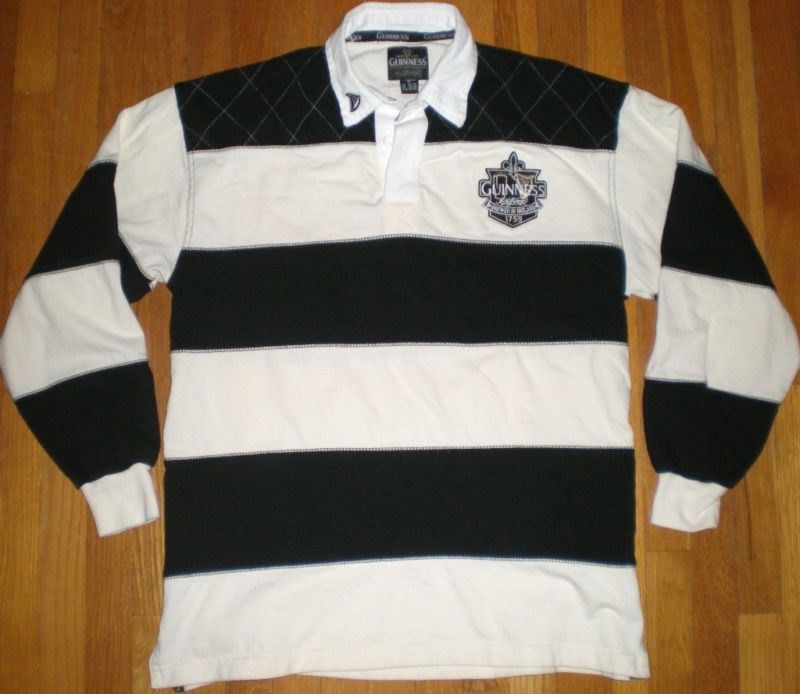 Vintage Guinness Beer Polo Rugby Shirt Irish Vintage Guinness Beer Polo Rugby Shirt Irish