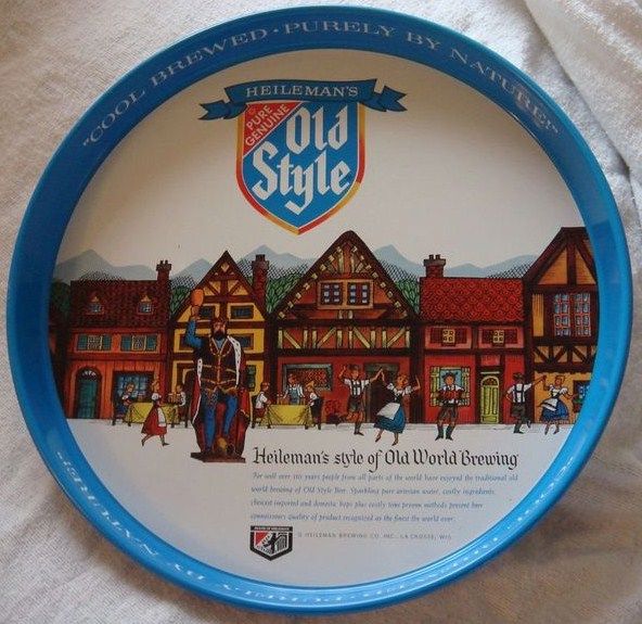 Vintage Heileman's Pure Genuine Old Style Beer Tray