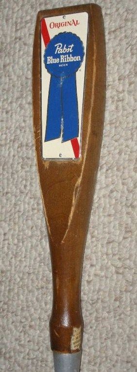 Vintage Pabst Blue Ribbon Beer Tap Handle