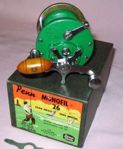 Vintage Penn Monofil 26 w/Box-Key Vintage Penn Monofil 26 w/Box-Key