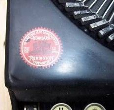 Vintage Remington Portable Typewriter Logo