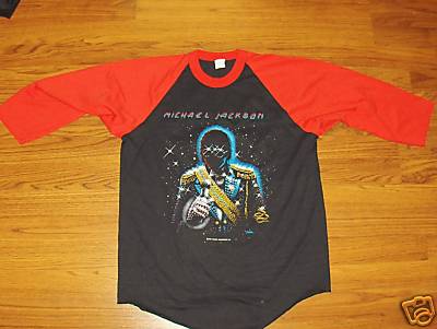 Vintage Michael Memorial 1984 Concert Shirt Tour Front