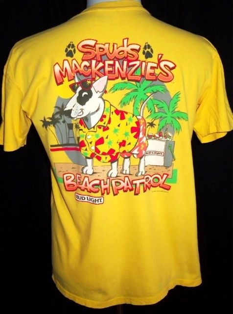 Vintage 80s Budweiser Spuds Mackenzie T Shirt