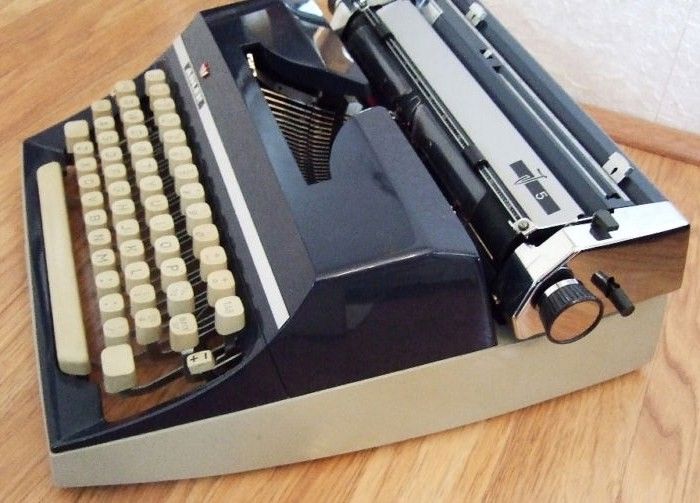 Vintage Adler Cursive Typewriter Western Germany