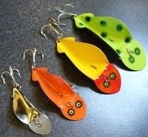 Vintage Buck Perry Spoonplugs Set of 4