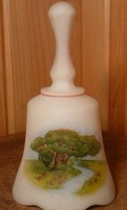 Vintage Fenton Glass Bell SanFrancisco Music Box