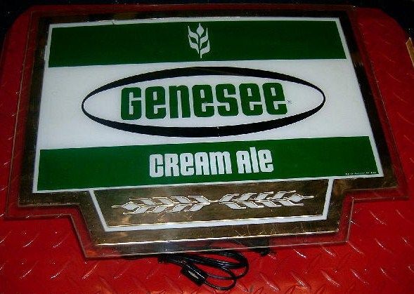 Vintage Genesee Cream Ale Lighted Beer Sign