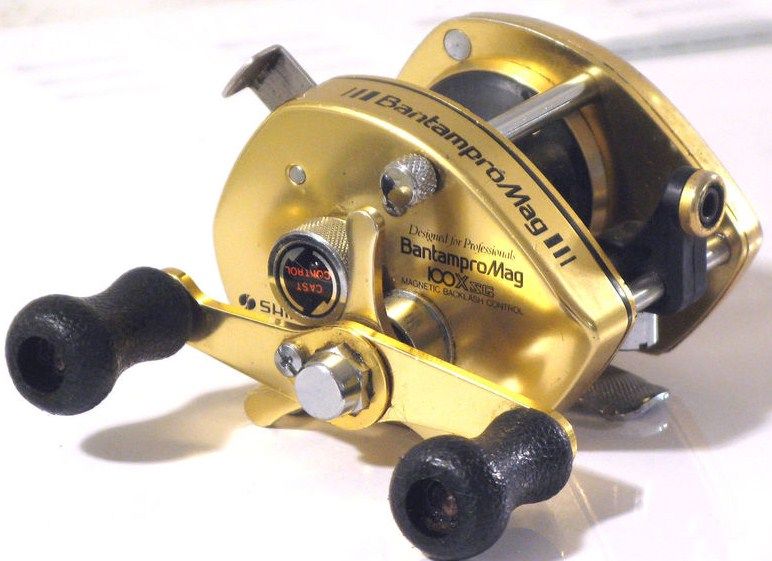 Vintage Gold Shimano Bantam Pro Mag 100XSG RH Professional Vintage Gold Shimano Bantam Pro Mag 100XSG RH Professional