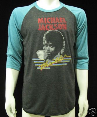 Vintage Michael Jackson Thriller Jersey T-Shirt Mens L