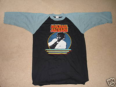 Vintage Michael Jackson Jersey Shirt Thriller XL 80's Front