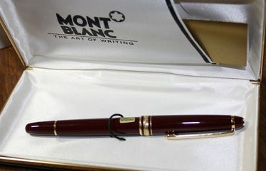 Vintage Montblanc 163 Burgundy Rollerball Pen West Germany