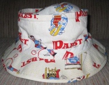 Vintage Pabst Blue Ribbon Fishing Hat