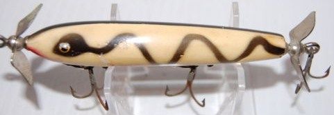 Vintage Paw Paw Aristocrat Torpedo Fishing Lure-Wooden Vintage Paw Paw Aristocrat Torpedo Fishing Lure-Wooden