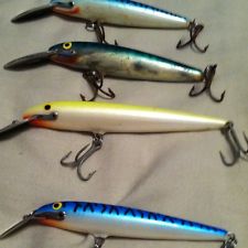 Vintage Rapala Metal Lip Lures Ireland & Finland Lot