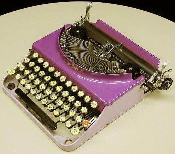 Vintage Remington Portable Model 3 Purple