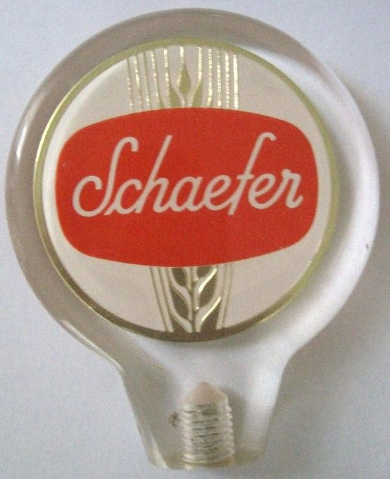 Vintage Schaefer Beer Tap Handle