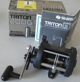 Vintage Shimano Triton 200 GT Level Wind Fishing Reel Vintage Shimano Triton 200 GT Level Wind Fishing Reel