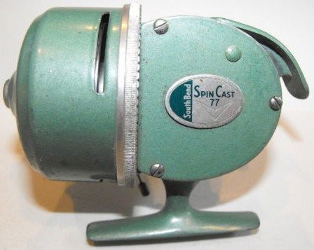 Vintage South Bend Spin Cast 77 Casting Fishing Reel USA Vintage South Bend Spin Cast 77 Casting Fishing Reel USA