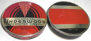 Vintage Underwood Typewriter Tin
