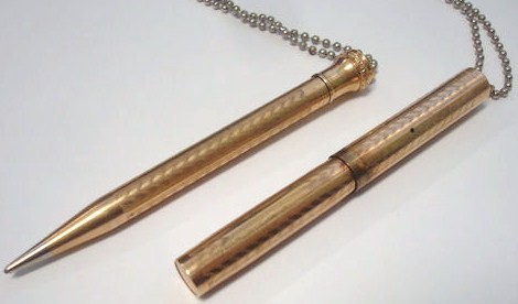 Old Wahl Gold Filled Mechanical Pencil/14K Nib Fountain Pen Set