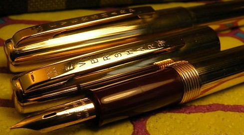 Vintage Wahl Pen Set 14K M-Lined Gold Filled Boxed Cloth Vintage Wahl Pen Set 14K M-Lined Gold Filled Boxed Cloth