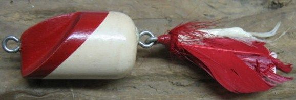 Vintage Circa 1920 Wood Dickens Weedless Wonder Bass Lure