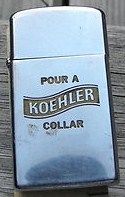 Zippo Lighter Koehler Beer Erie PA