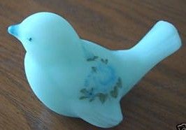 Fenton Hand Painted Blue Bird
