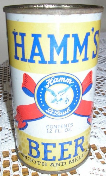 Hamms Steel Flat Top Vintage Beer Can Hamms Steel Flat Top Vintage Beer Can