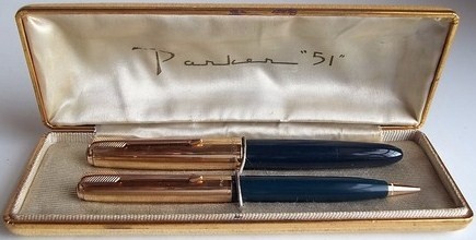 Parker 51 Pen Set 1947-1948 Dark Blue
