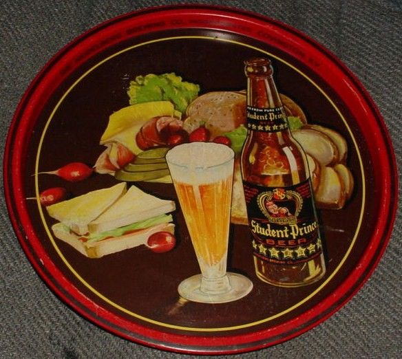 Vintage 1930 beer tray Student Prince Covington, KY Vintage 1930 beer tray Student Prince Covington, KY