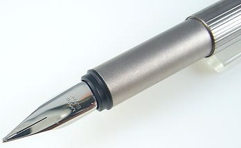 Vintage Montblanc Slimline Cartridge Fountain Pen Platinum