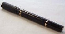 Vintage Watermans Ideal 42 Safety Fountain Pn BCHR Raised Gold Bands