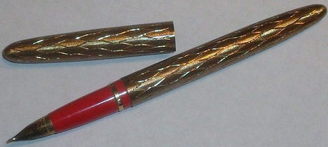 Vintage Lady Sheaffer Cartridge Fountain Pen 14K Gold Point
