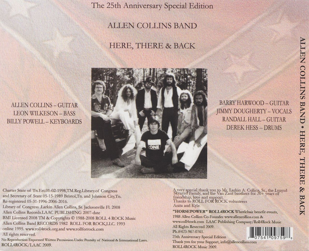 Allen Collins Band Here, There and Back AlbumCD eBay