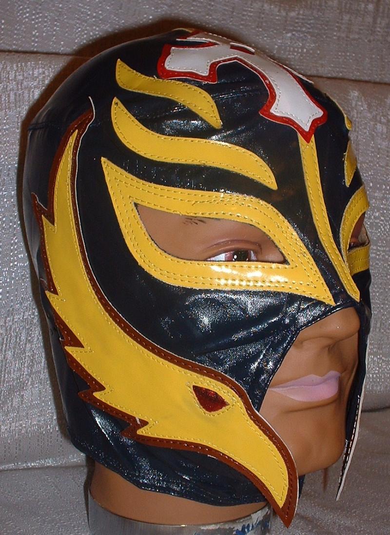 (40% OFF) REY MYSTERIO Pro Leather Adult Navy Blue MASK